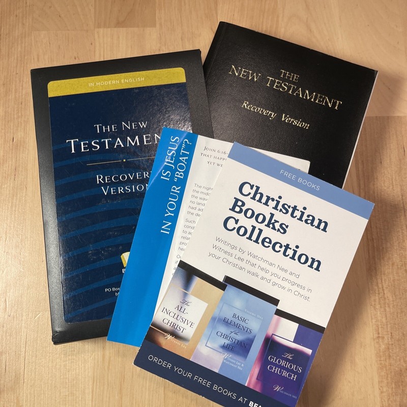 THE NEW TESTAMENT, RECOVERY VERSION; Personal Size, 7″ x 4 7/8″, Black in Case