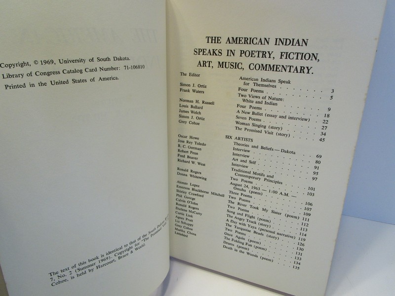 The American Indian Speaks: Poetry, Fiction, Art, Music, Religion- John Milton gallery