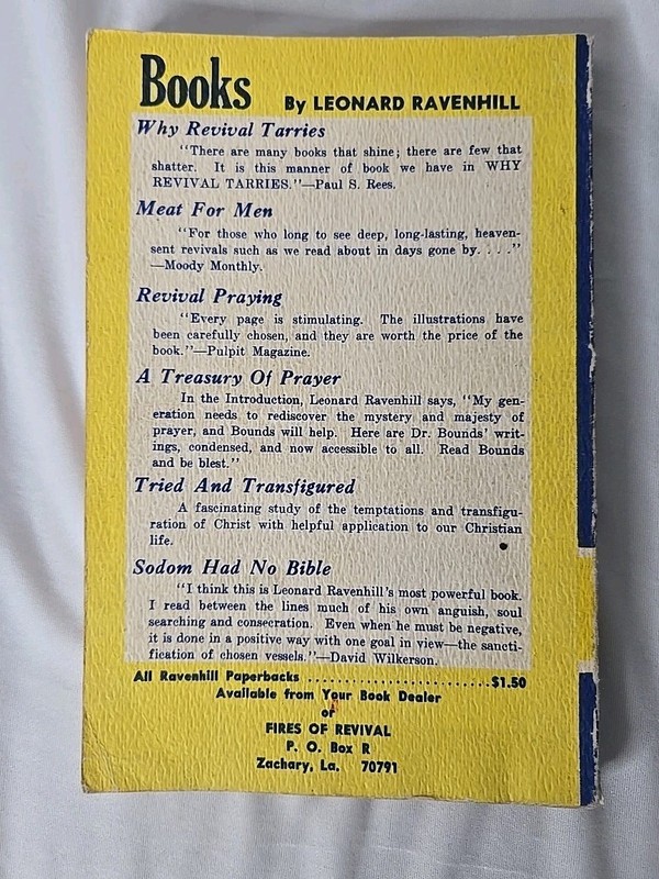 Why Revival Tarries By Leonard Ravenhill Vintage 1972 Christian Theology Prayer gallery