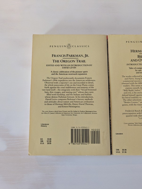 Lot of 3 Vintage Penguin Classics Books American Lit Hawthorne Melville Parkman gallery