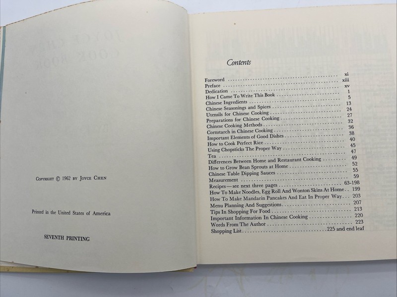Joyce Chen Cook Book Signed! 1962 J. B. Lippincott HC Company Chinese Cuisine gallery