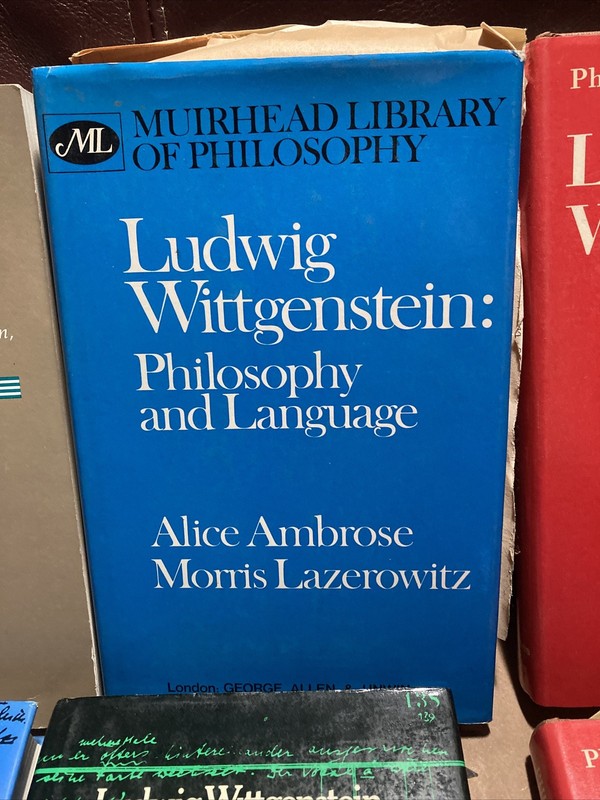 Ludwig Wittgenstein Book Lot Multiple Authors Great Books!!! Rare Philosophy gallery