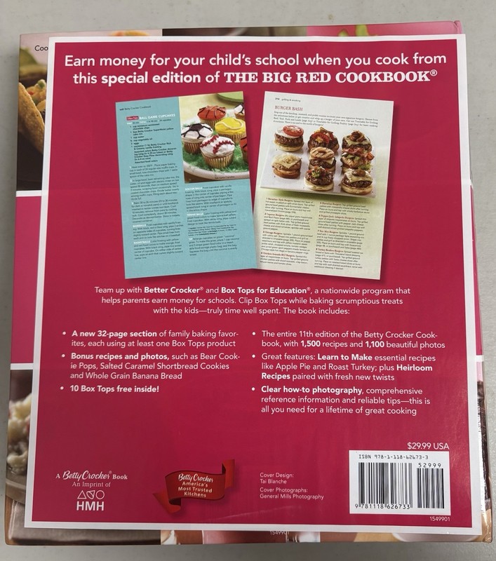Betty Crocker Cookbook 11th Edition Hardcover binder edition NEW gallery