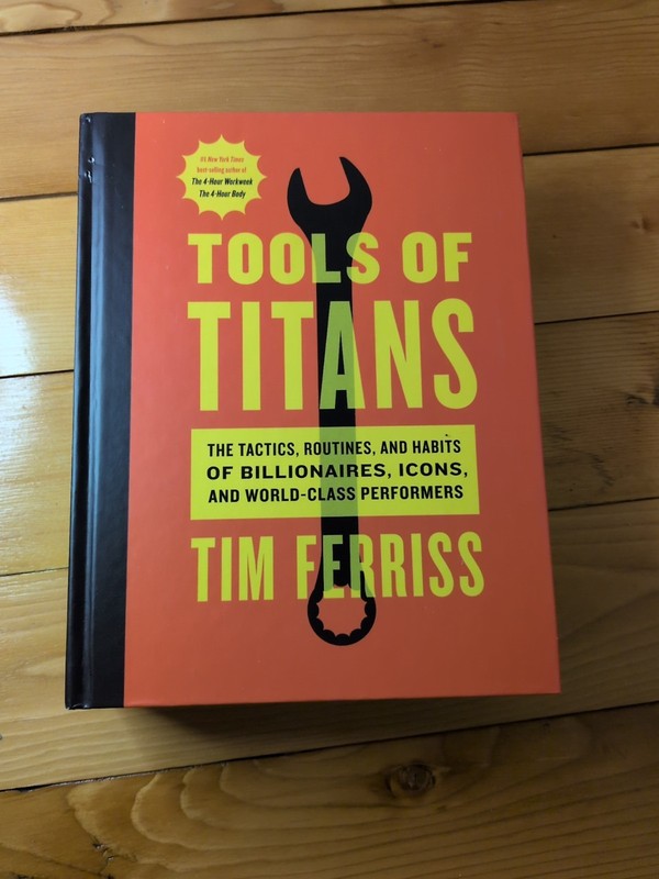 Tools of Titans Tim Ferriss Hardcover First Edition 1st Printing 2017 Success
