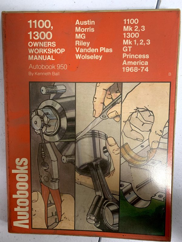 1100 and 1300 Owners Workshop Manual Autobook 950