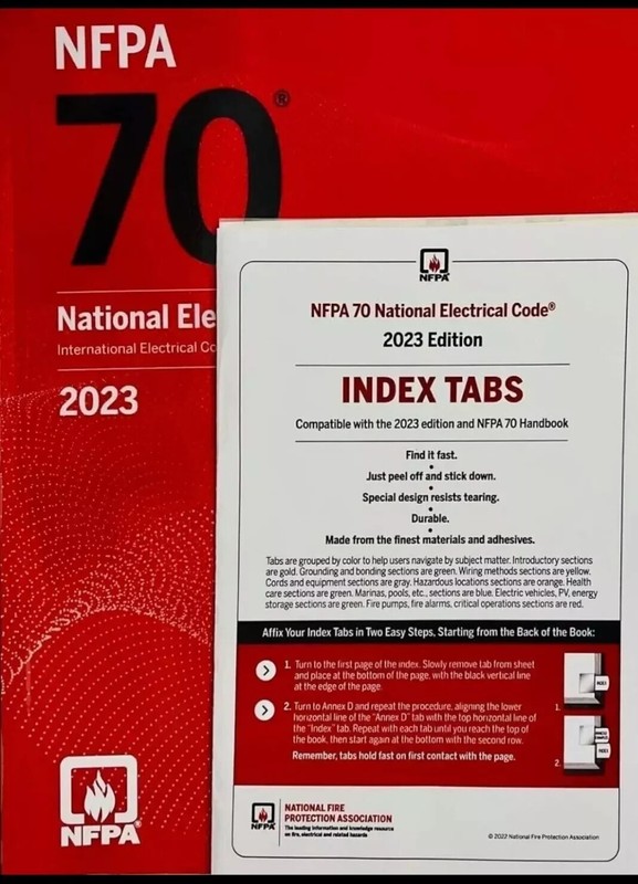 NFPA 70 National Electrical Code NEC 2023 With Tabs - FREE SHIPPING - BRAND NEW gallery