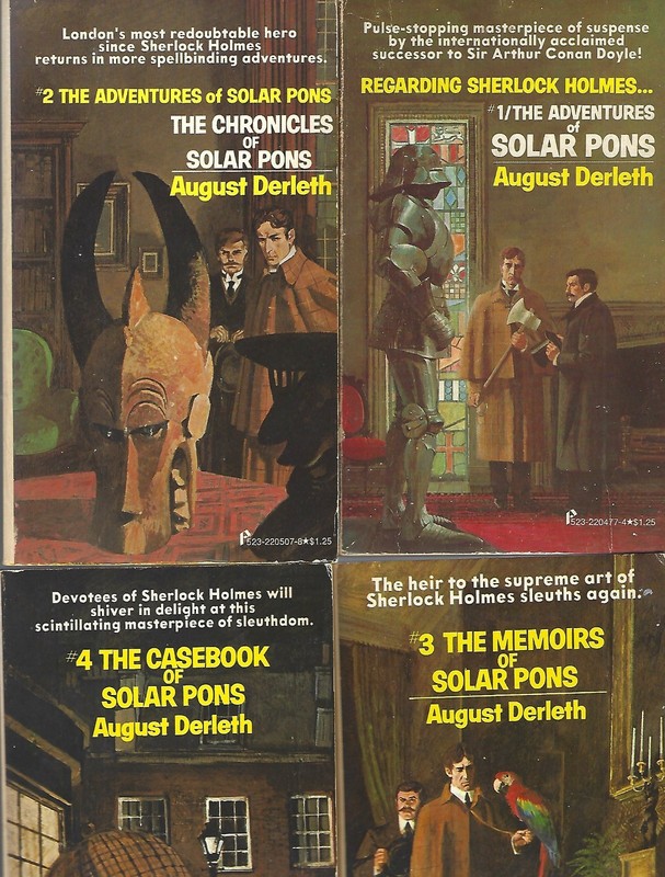 VINTAGE PAPERBACKS-SOLAR PONS-FULL SET-#1 TO 11- AUGUST DERLETH-BASIL COPPER