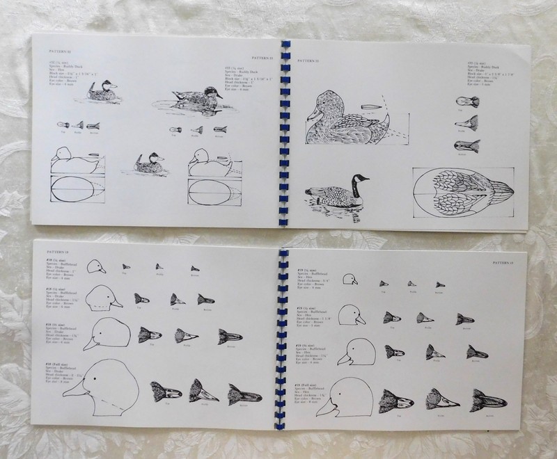 BLUE RIBBON PATTERN SERIES -- BOOK II / III DUCK DECOY WOOD CARVING gallery