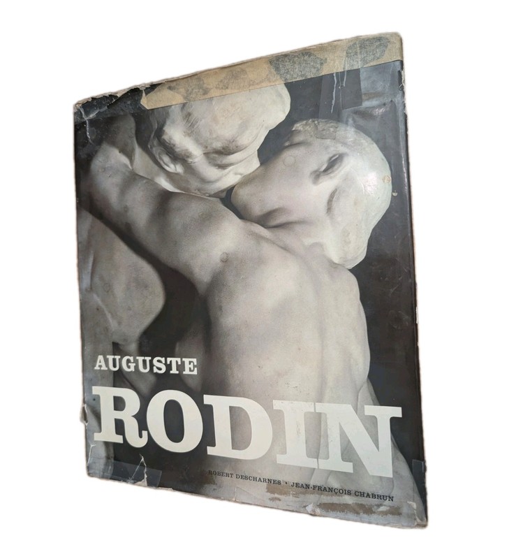 Auguste Rodin Vintage 1967 Large Hardcover Coffee Table Art Book Descharnes DJ