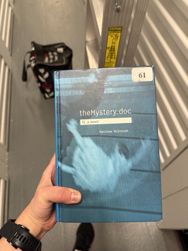 Themystery. Doc by Matthew McIntosh (2017, Hardcover)