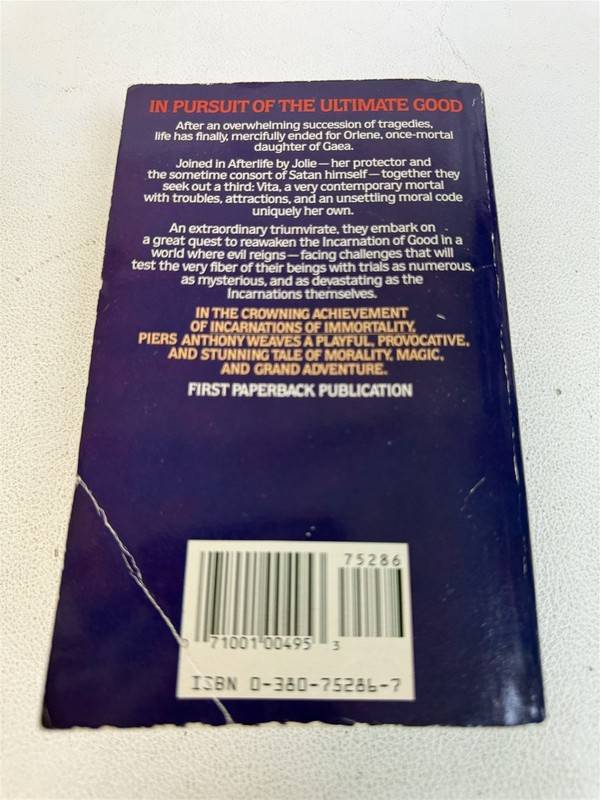 Piers Anthony Lot 7 Incarnations of Immortality On a Pale Horse to And Eternity gallery