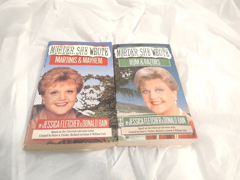 Murder She Wrote Book Lot Of 2 Jessica Fletcher & Donald Bain Murder Mystery F75