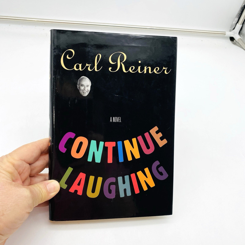 Continue Laughing Carl Reiner SIGNED 1995 1st Edition 1st Print Hardcover DJ