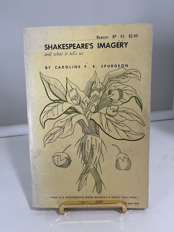 Shakespeare’s Imagery and What it Tells Us (Paperback or Softback) 1961