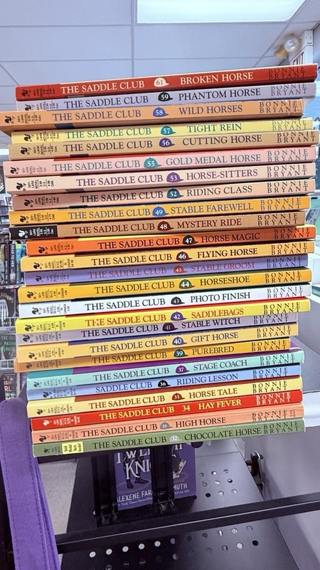 (B) Saddle Club Series Lot (25) Books Bonnie Bryant Horseback Riding Teen YA