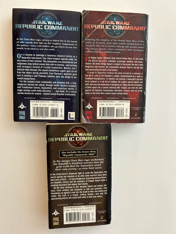 Star Wars: Republic Commando Book Lot of 3 by Karen Traviss gallery