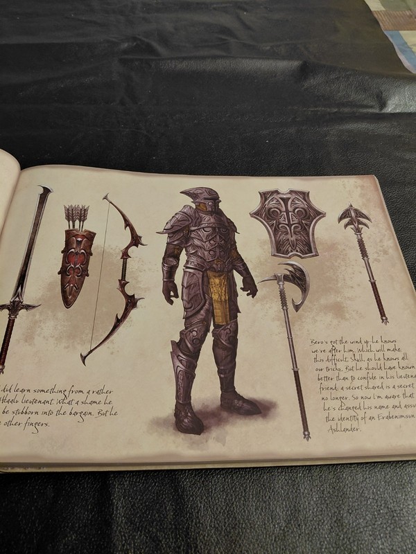 THE ELDERS SCROLLS 2017's collector's edition journal art gallery