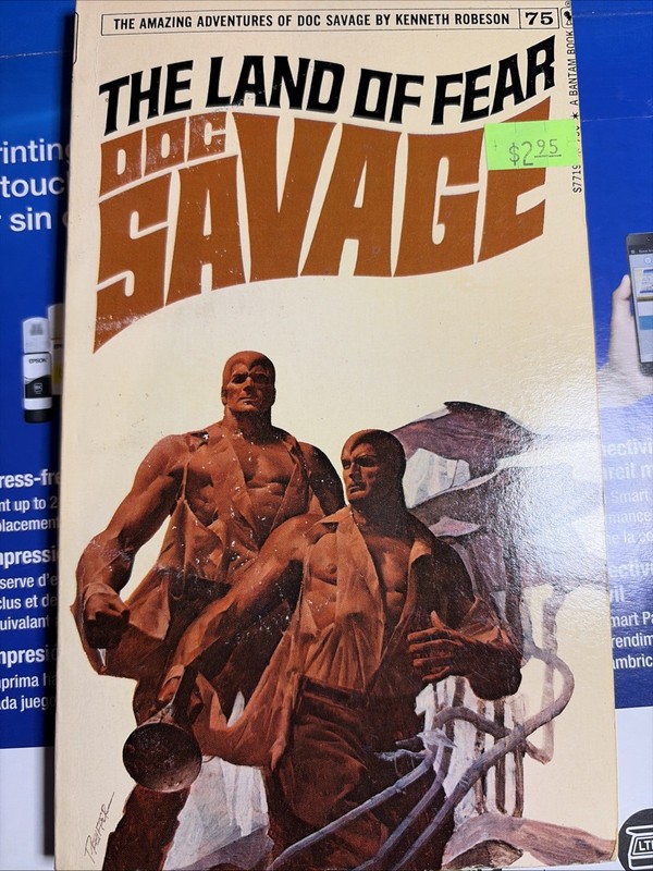 Doc Savage #75: The Land of Fear Kenneth Robeson 1973 Printing