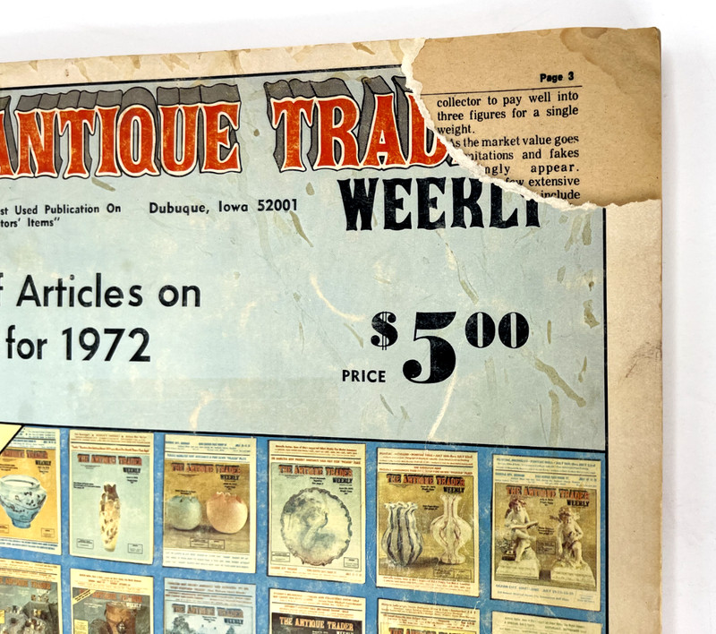 Antique Trader Weekly Annual of Articles 1972 Collectibles History 258 Pages gallery