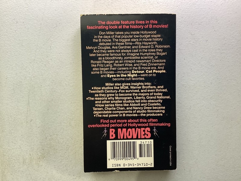 B Movies Don Miller Leonard Maltin 1988 Ballantine Books 1st Edition gallery