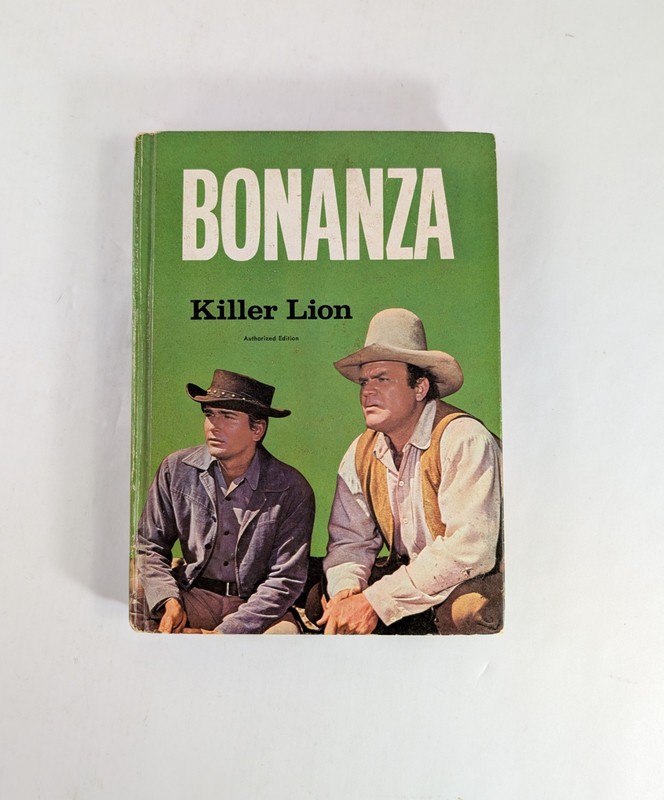 Bonanza: Killer Lion By Steve Fraze 1966 Hardcover Book Authorized TV Adventure