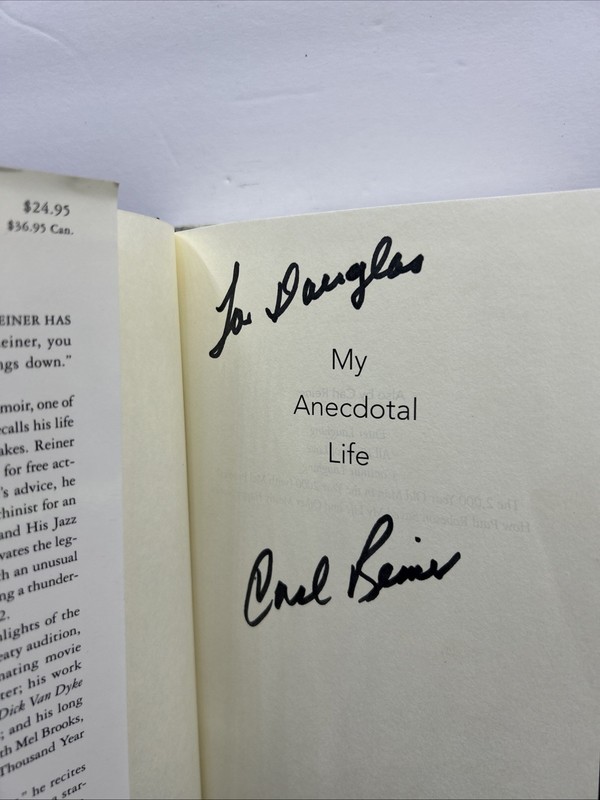 SIGNED My Anecdotal Life: A Memoir - Carl Reiner [St. Martin's Press 2003] gallery
