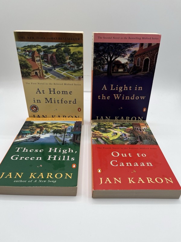 The Mitford Series By Jan Karon PB Lot Of (4) # 1,2,3,4 Penguin Pub. 1994-1997