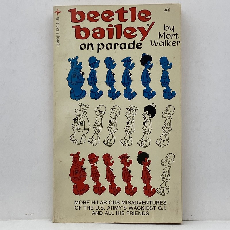 Beetle Bailey On Parade by Mort Walker 1972 Tempo Books Comic Strip Paperback