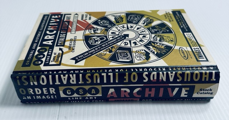 CSA Line Art Archive Catalog Stock Art Reference Book Graphic Design Resource gallery