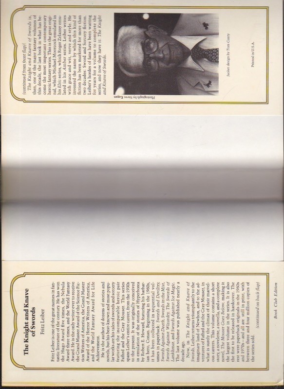 The Knight and Knave of Swords: Fantasy Romance - Fritz Leiber Hardcover 1988 LN gallery