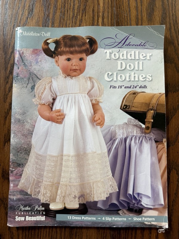 Adorable Toddler Doll Clothes For 18″ & 24″ Dolls by Martha Pullen ~ Middleton