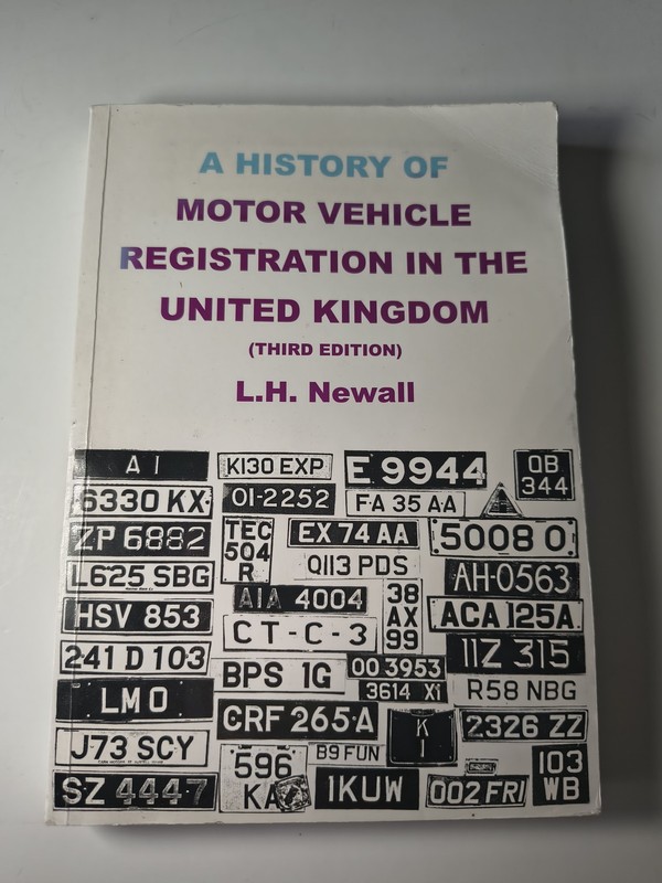 A History of Motor Vehicle Registration in the United Kingdom