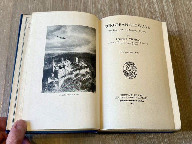 European Skyways by Lowell Thomas 1927 HC gallery