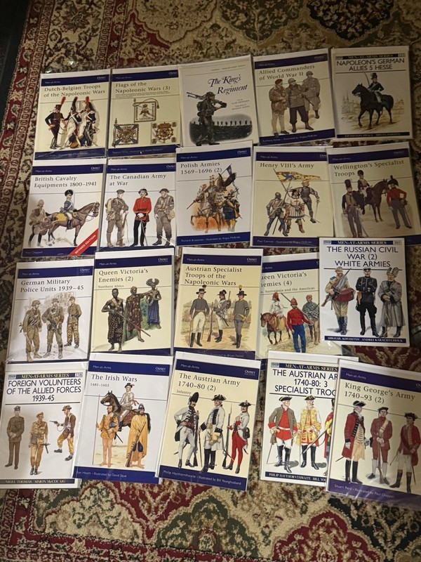 Osprey Men-at-Arms Various Series Illustrated Military War Book Lot of 69 gallery