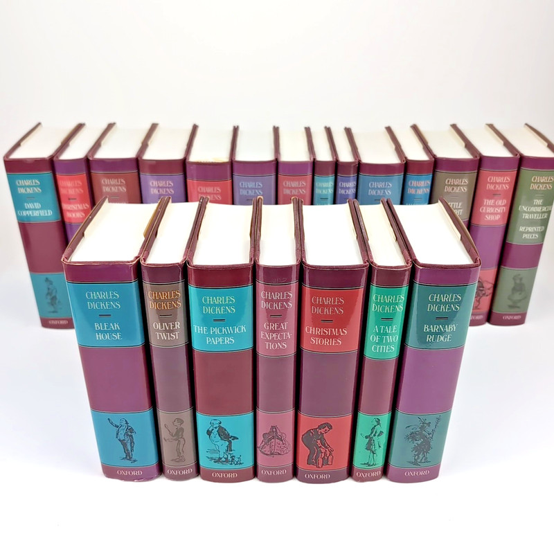 Oxford Illustrated Dickens Complete 21 Volume Book Set Charles Dickens UNREAD