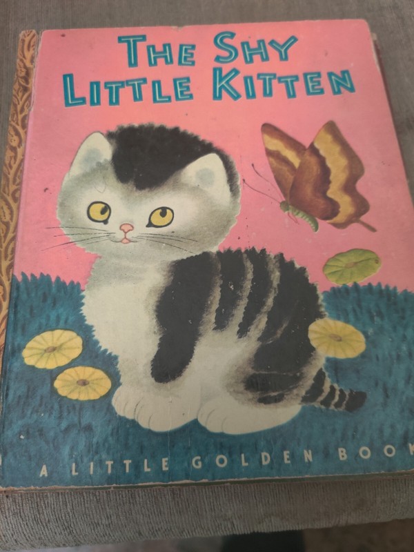 Little Golden Book Ser.: The Shy Little Kitten by Cathleen Schurr 1946