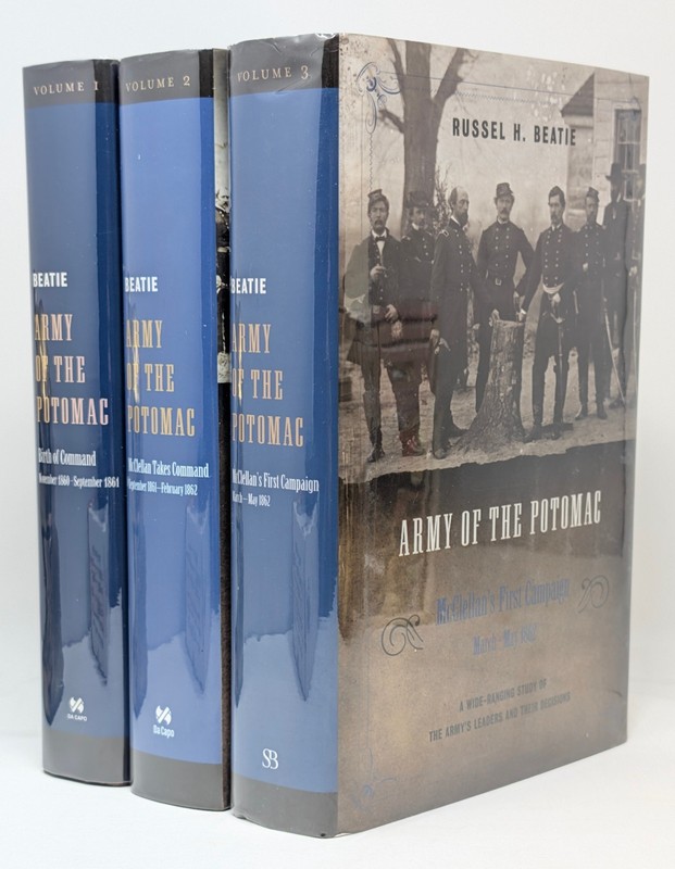 Army of the Potomac – Russel H. Beatie – 3 Volume Hardback Set – Civil War