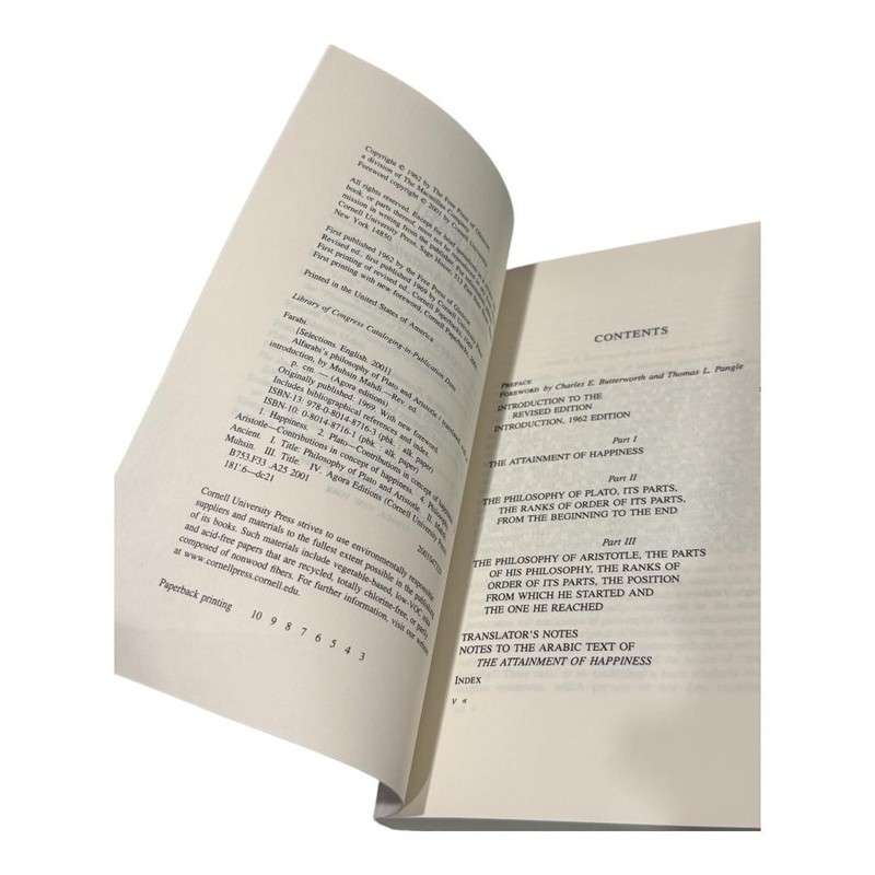 Alfarabi Philosophy Of Plato And Aristotle Muhsin Mahdi Trade Paperback Agora gallery