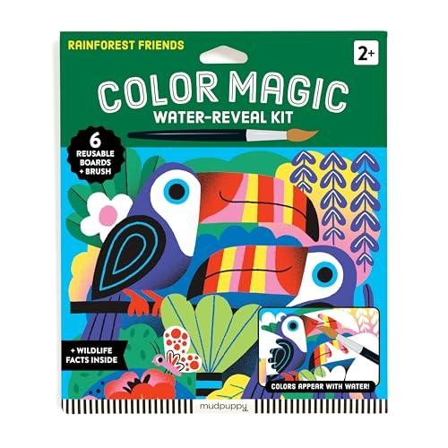 Rainforest Friends Color Magic Water-Reveal Kit by Harrison, Erica – Paperback