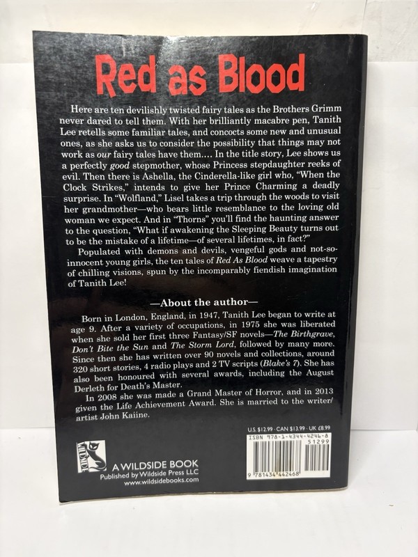 Red As Blood: Tales from the Sisters Grimmer by Tanith Lee (2014 Trade PB) gallery