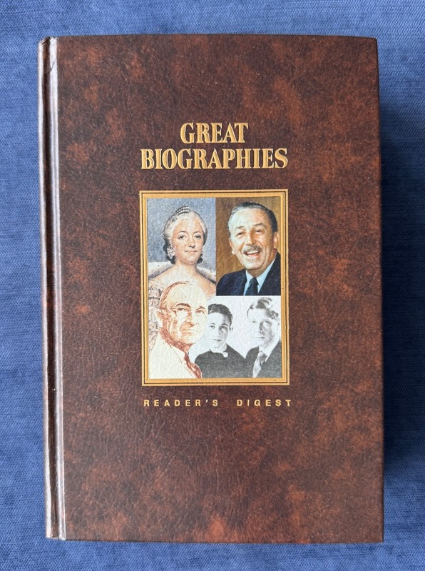 1988 Reader’s Digest Great Biographies by Reader’s Digest Editors HARDCOVER