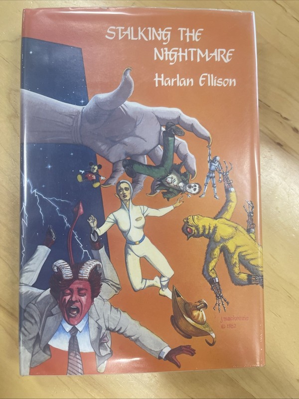 SIGNED Stalking The Nightmare Harlan Ellison 1st Ed 1982 Hardcover Dust Jacket gallery