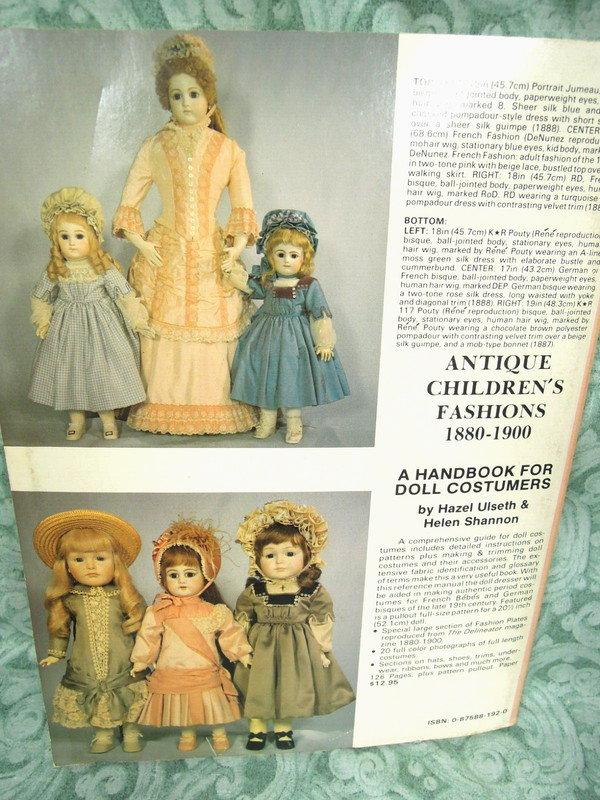 dd-436 Fashion book: 'ANTIQUE CHILDREN'S FASHIONS' BY Ulseth & Shannon, pb '82 gallery