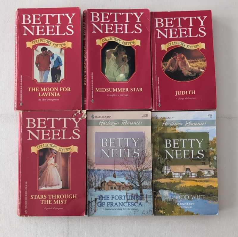 Lot Of 6 Betty Neels Books – 4 Collectors Edition & 2 Others (Dec 02 & Jul 03)