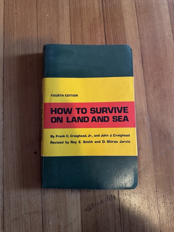 How to Survive on Land and Sea by Craighead, John J. Hardback Book The Fast Free