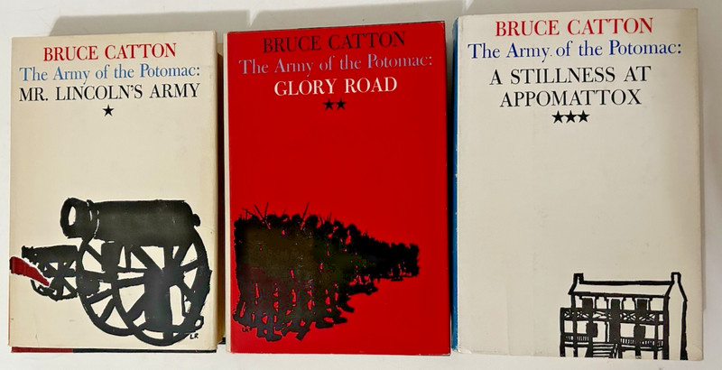 The Army Of The Potomac Series Bruce Catton 3 Volume HC Set Doubleday Civil War