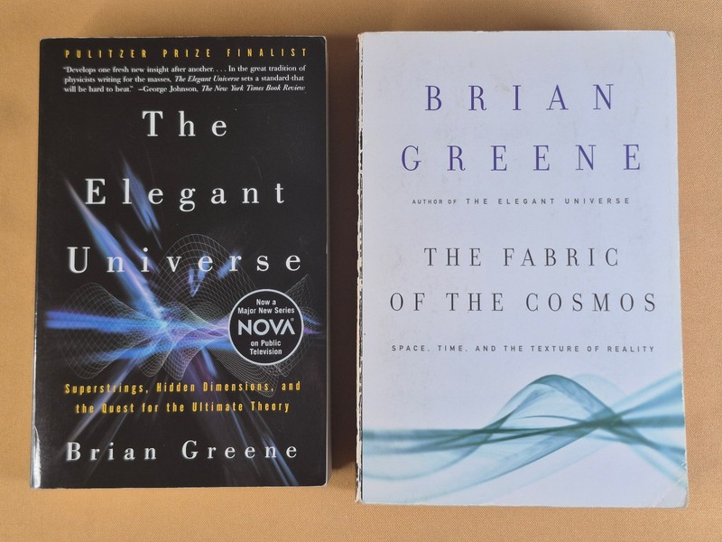2 Physics Books by Brian Greene – The Elegant Universe, The Fabric of the Cosmos