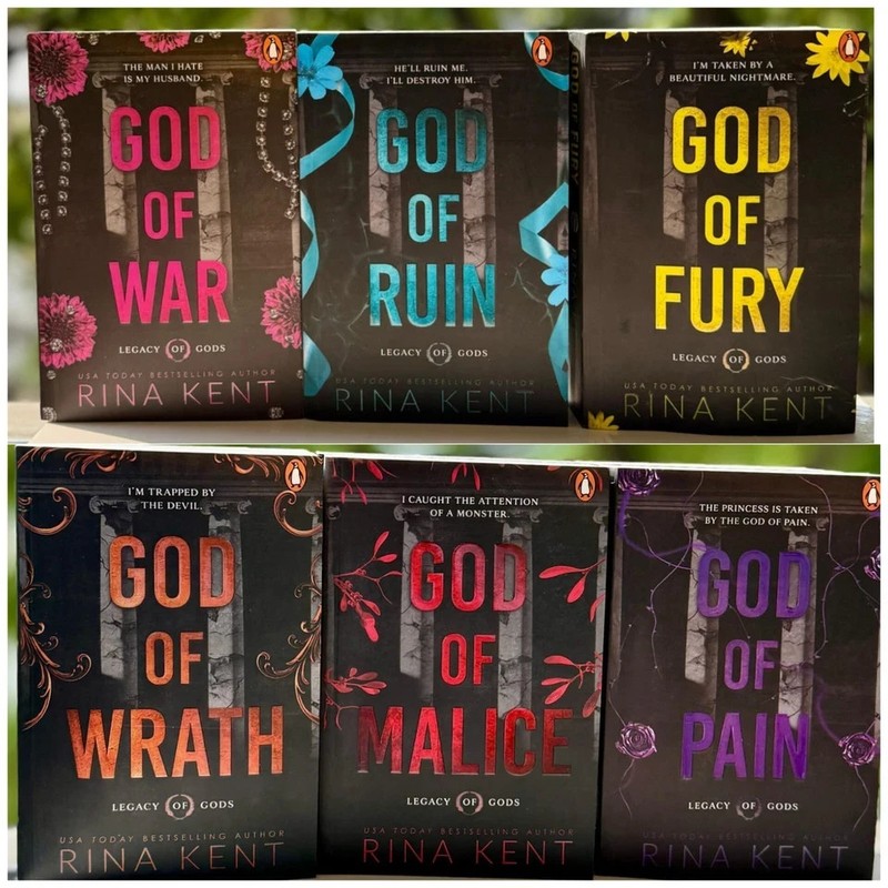 Rina Kent 6 Book Set | Legacy of Gods Series Paperback | English gallery