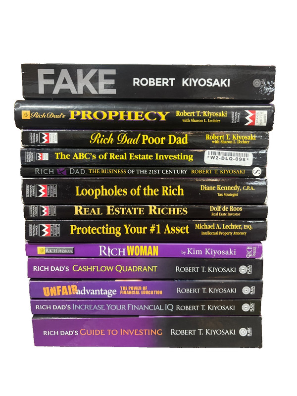 Lot of 13 Rich Dad Poor Dad Books by Robert Kiyosaki Financial Investing