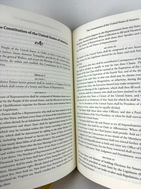 THE CONSTITUTION OF THE UNITED STATES OF AMERICA, FEDERALIST PAPERS.. NEW SEALED gallery